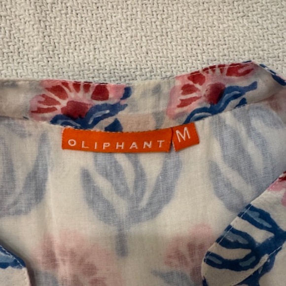 Worn Just ONCE! Like new! Oliphant Smocked Drop Mini Dress, Medium - Picture 2 of 4